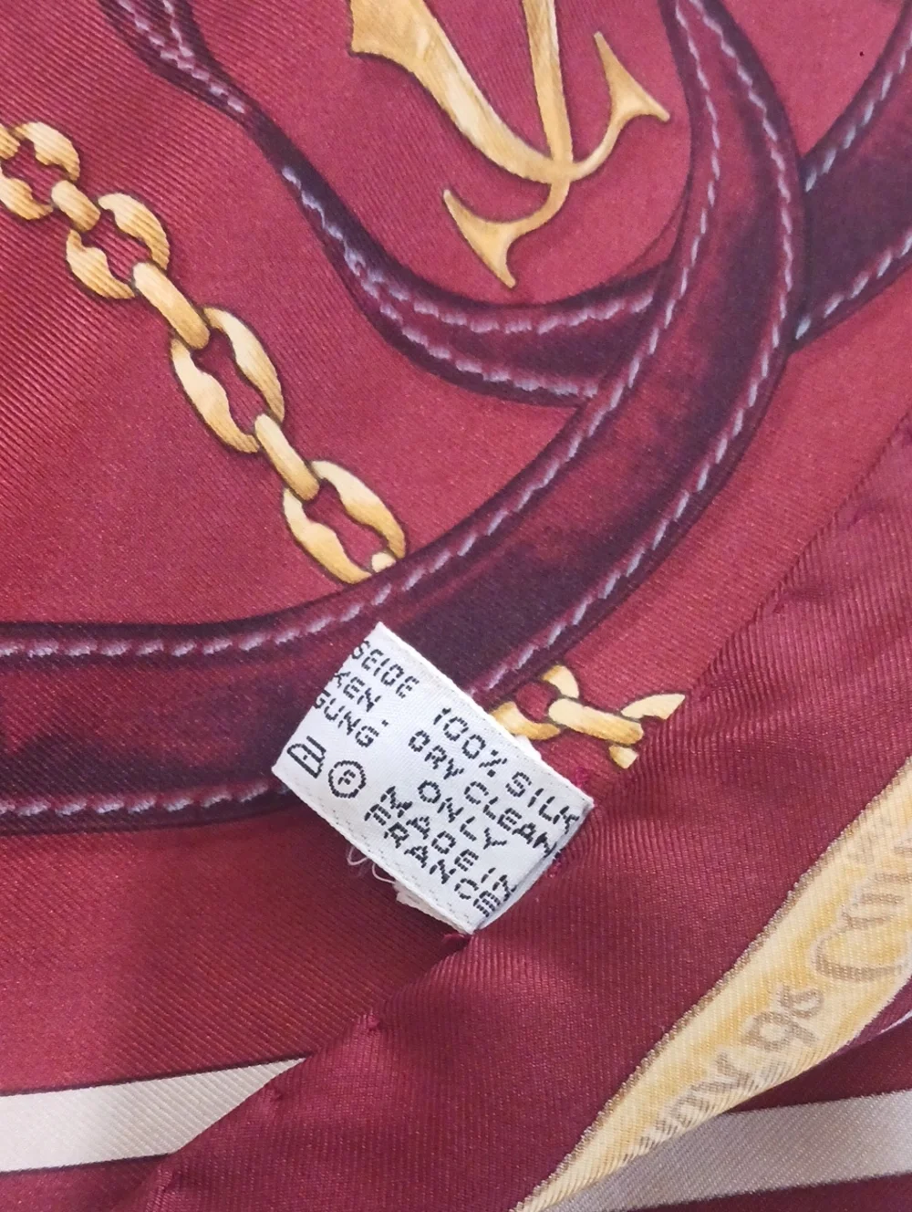 Vintage Cartier Silk Scarf